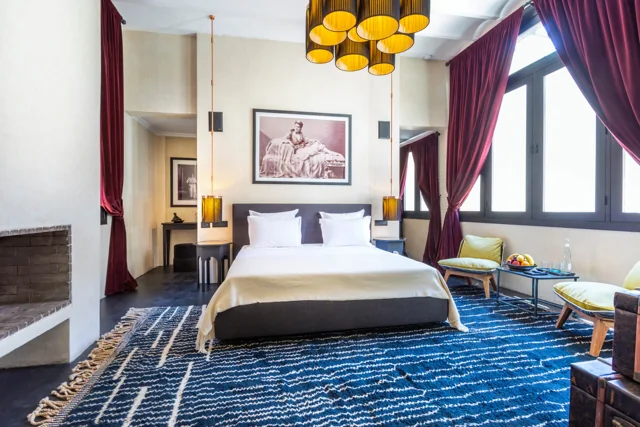 Suite Amal, el dormitorio · Riad Tajania