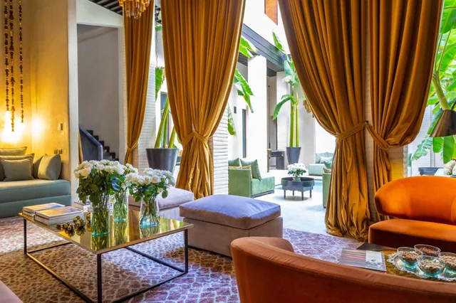 Detalles del salón · Riad Tajania