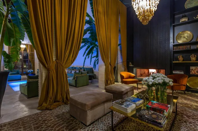 El salón · Riad Tajania