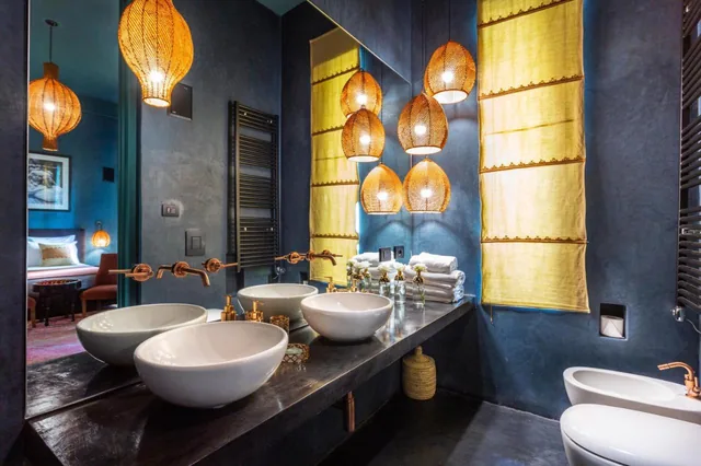 Habitación Jasmine, el baño · Riad Tajania